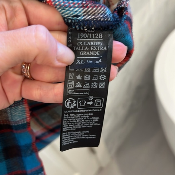 NWT Men’s All Saints Flannel Shirt - Picture 8 of 8